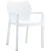 Fauteuil blanc intérieur et extérieur