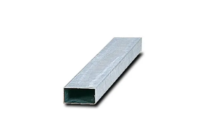 Poteau rectangle pour panneau - taille du poteau 80 x 40 mm