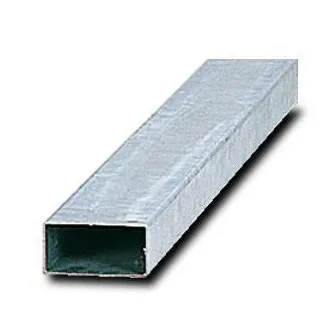 Poteau rectangle pour panneau - taille du poteau 80 x 40 mm