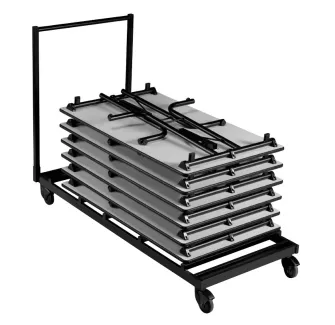 Chariot de transport pour tables 160 x 70 cm maxi