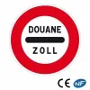 Panneau de circulation signalant un arrêt au poste de douane (B4)