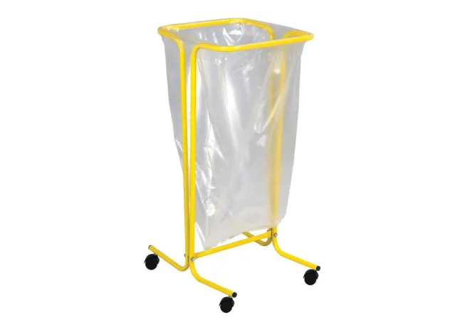 Porte sac poubelle roulant intérieur 110 Litres