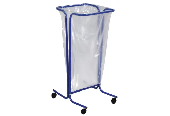 Porte sac poubelle roulant intérieur 110 Litres