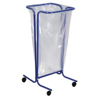 Porte sac poubelle roulant intérieur 110 Litres