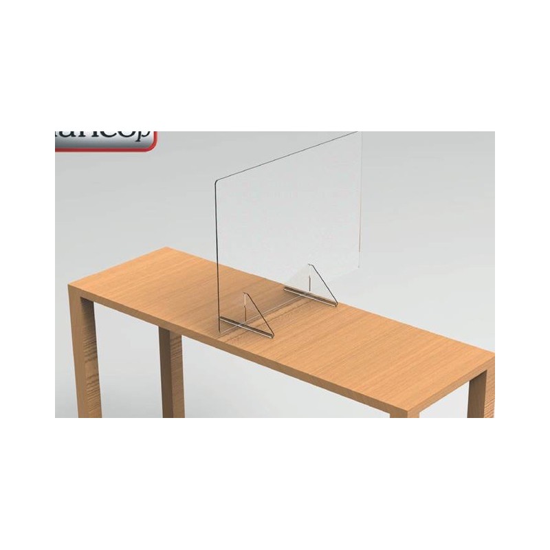 Séparateur de table en plexiglas avec pinces réglables pour restaurant ou  bureau