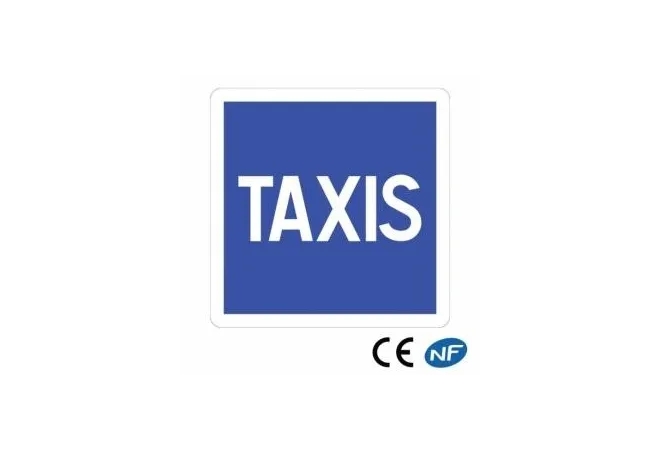 Panneau de circulation pour indication d'une station de taxis