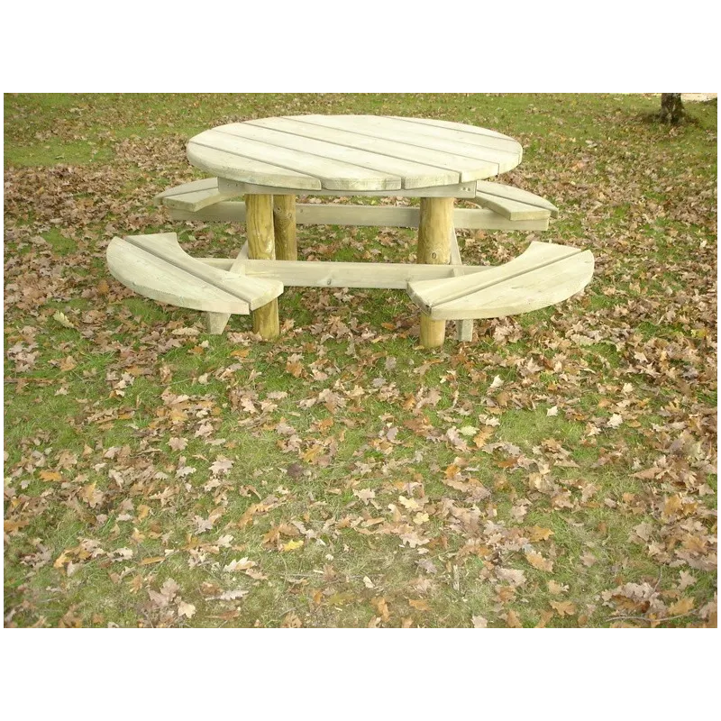 Table de picnic en bois Bosquet