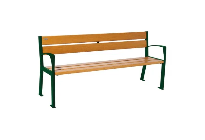 Banc extérieur Silaos - 5 lames