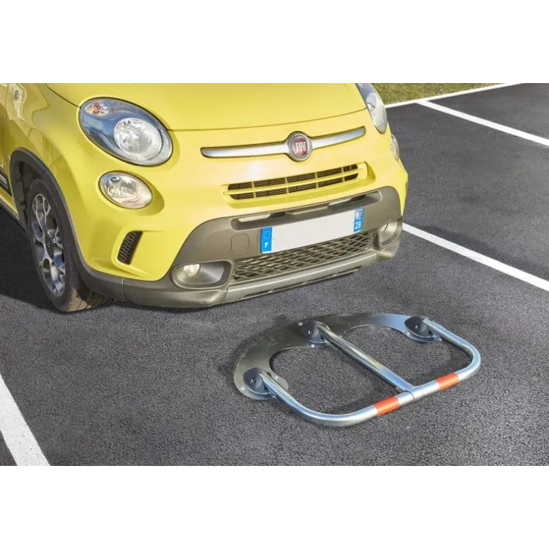 Barrière de parking spécial fixation sur macadam