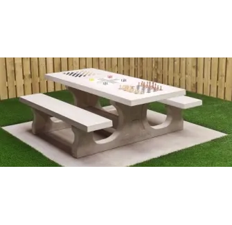 Table béton Multi-jeux