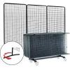 PROMO 24 grilles d'affichage sur pieds et 1 chariot de transport pour 24 grilles