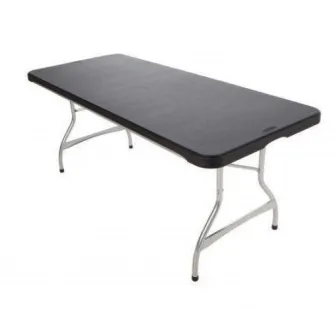 Table pliante empilable en polypro noir - Lifetime