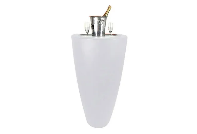 Pots Inox conique 3 en 1 blanc