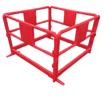 Barrière de chantier rouge