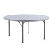 Ø 152 cm - Table pliante ronde en polypropylène