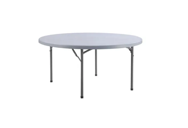 Ø 152 cm - Table pliante ronde en polypropylène