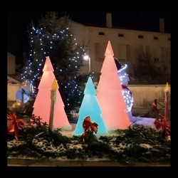 Sapin de Noël lumineux - Hauteur 1.50 M