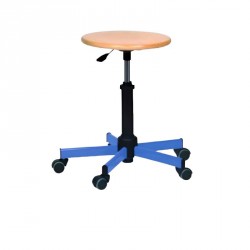 Tabouret pour poste informatique sur roulette Nina