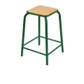 Tabouret technique scolaire avec repose pieds