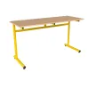 Table scolaire 2 places 130x50 cm