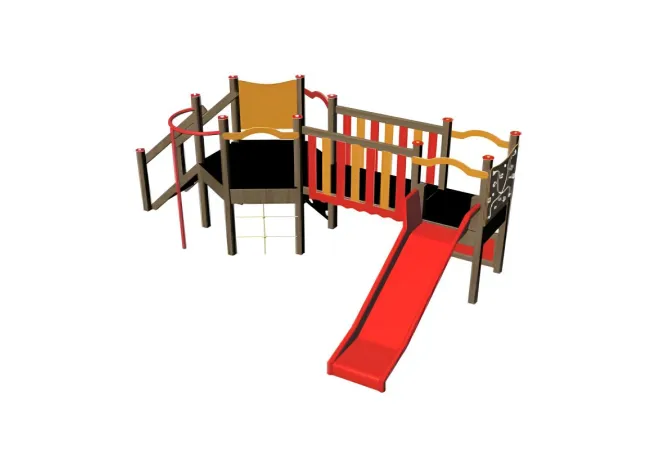 Structure de jeux pour enfant en bois