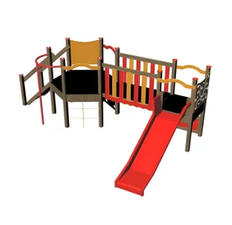 Structure de jeux pour enfant en bois