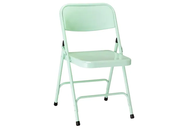  Visuel de la chaise pliante pour salle des fêtes modèle Gênes en gris - RAL 7040 - Leader Equipements