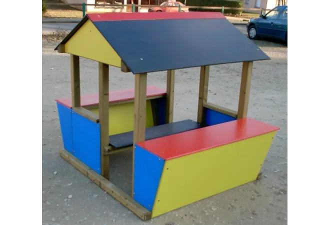 Visuel de la maisonnette en bois pour enfant Auberge